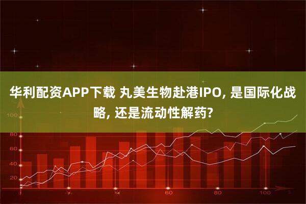 华利配资APP下载 丸美生物赴港IPO, 是国际化战略, 还是流动性解药?